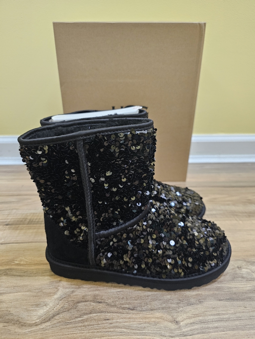 UGG Kids' Classic Short Chunky Sequin Boots